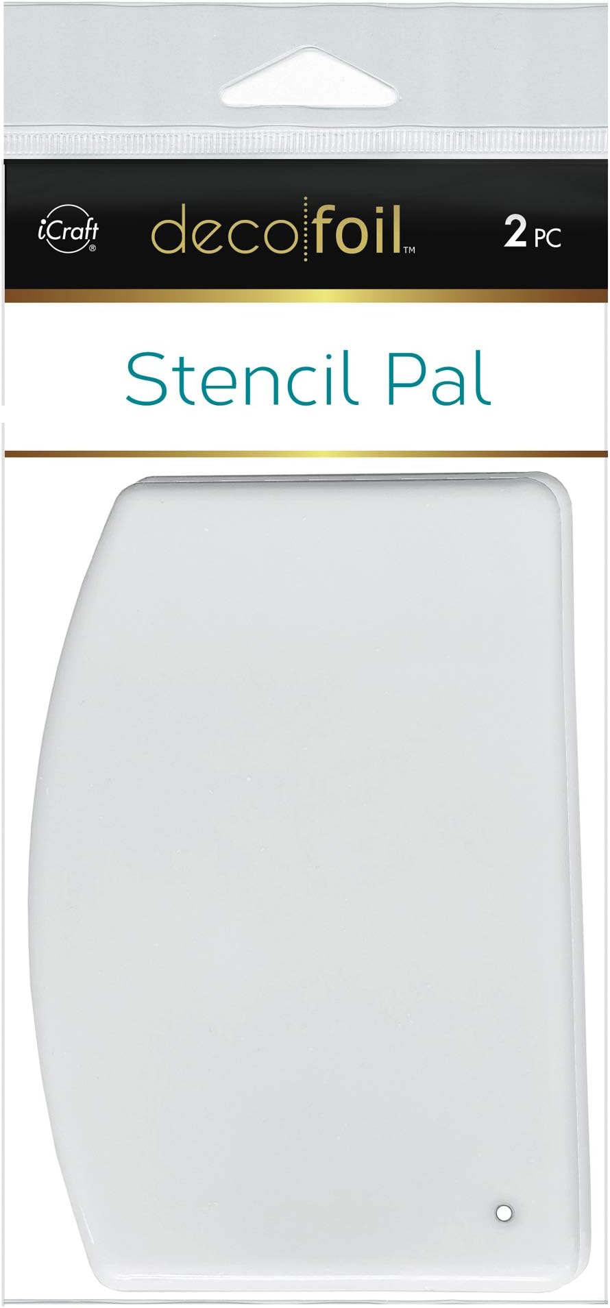 iCraft Deco Foil Stencil Pal, 3.75" x 5.2", 2 Pieces per Pack