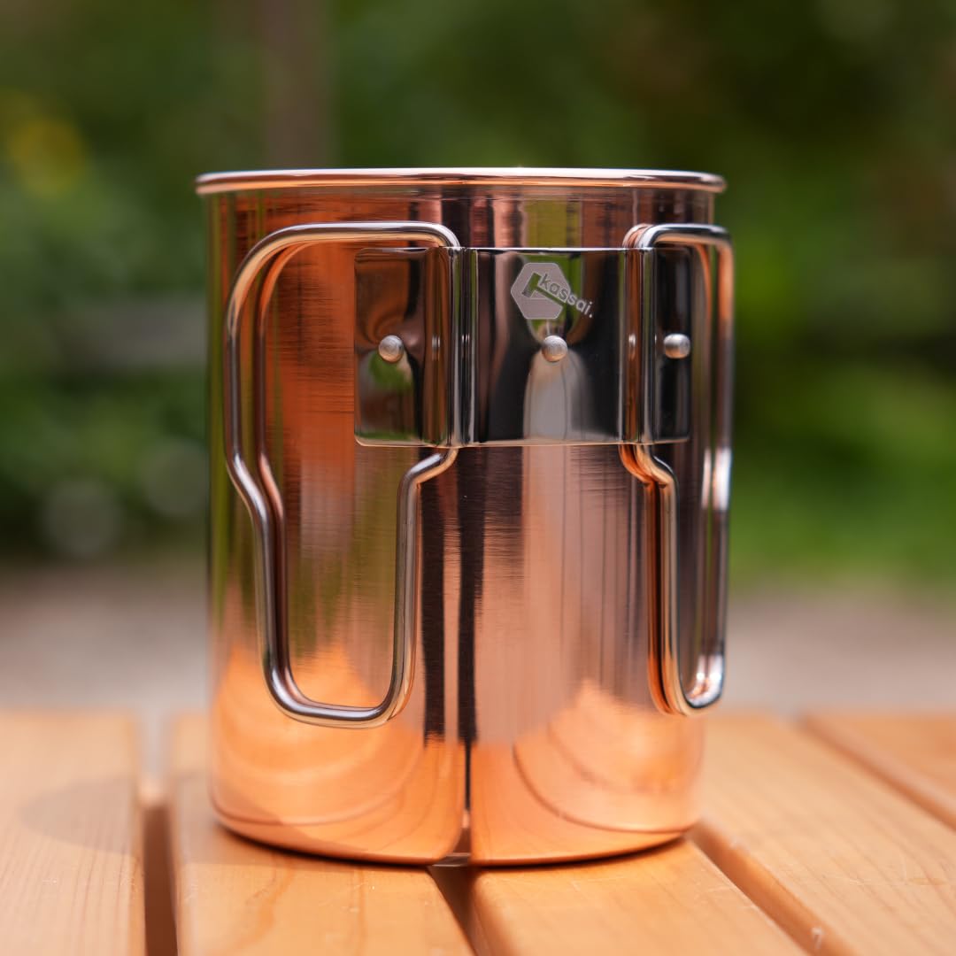 Amazon.co.jp: CAMPSWAMP × kassai.銅製クッカーマグカップ - Copper