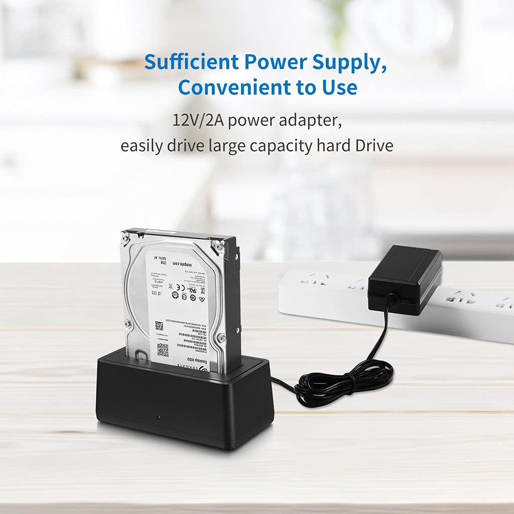 USB 3.0 na SATA zewnętrzny dysk twardy stacja dokująca adapter do 2,5 i 3,5-calowego HDD SSD SATA prędkość do 5 GB