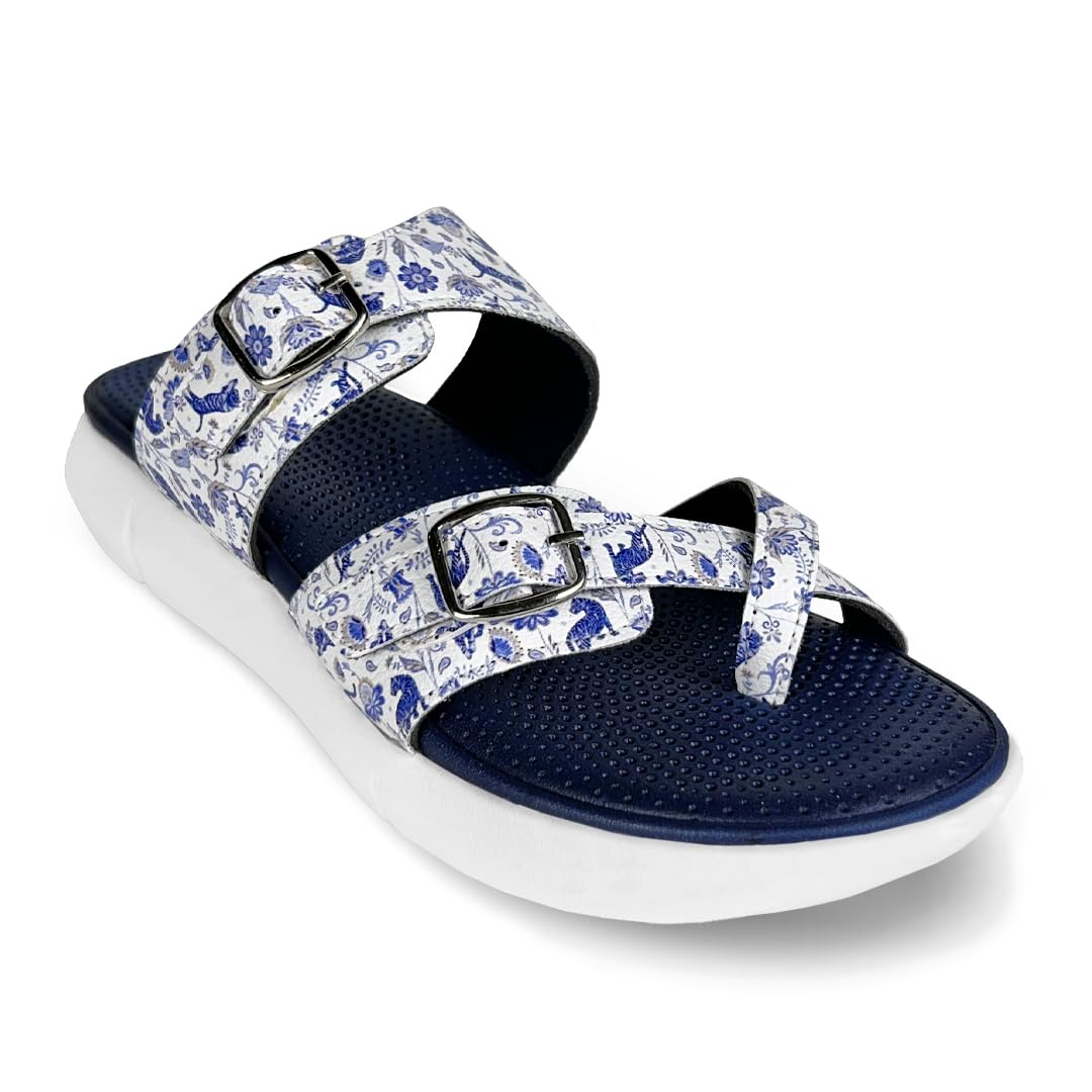 KazarMax Women Magnolia White Tigers Print Sandals -8 UK (B0DH4WDFZD) Amazon Price History, Amazon Price Tracker