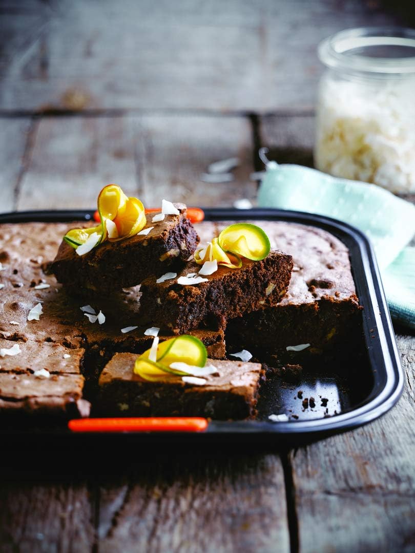 LE CREUSET Non-Stick Carbon Steel Bakeware Square Baking Sheet, 31 cm, Black, 46093310010000