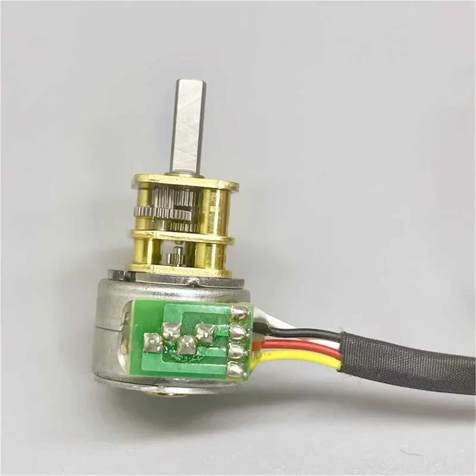 3/5/10 pezzi Motore passo-passo con ingranaggi DC 5V 15mm 2 fasi 4 fili Mini riduttore completamente in metallo Parte di riparazione(10pcs)