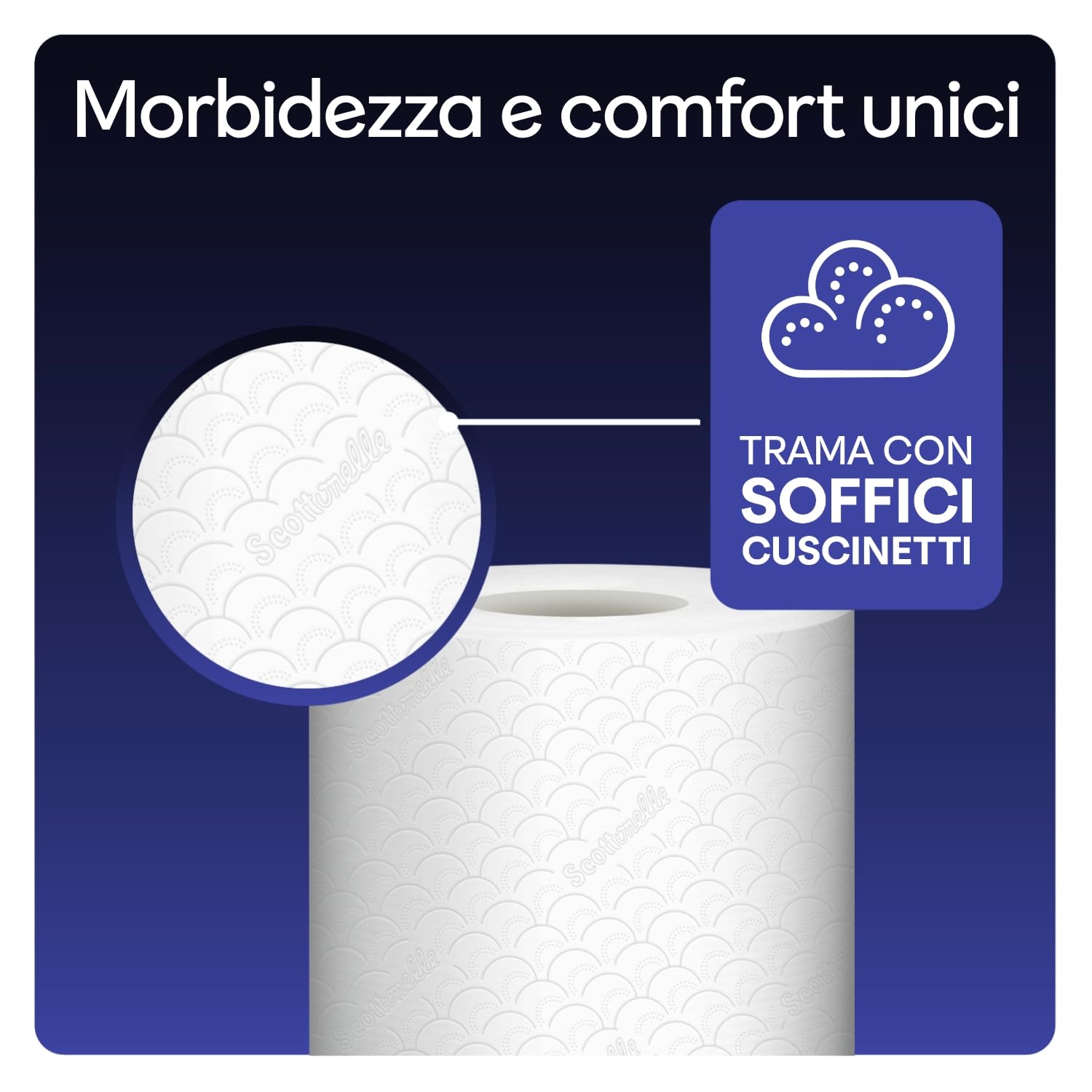 Scottonelle – Papier toilette doux et matelassé 84 Unità