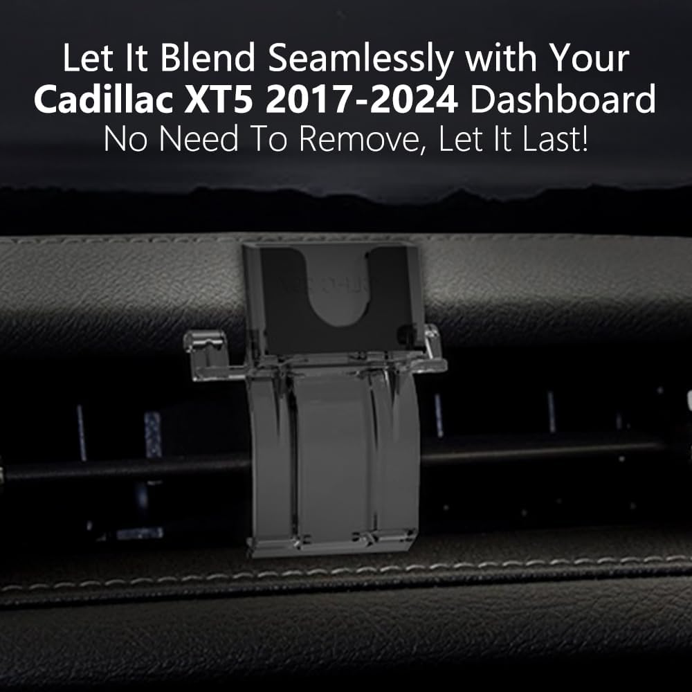 CLEC Fit for Magsafe Car Mount for Cadillac XT5 2024-2017 Cadillac XT6 2023-2020 Car Phone Mount[Strong Magnetic] Magnetic Car Phone Holder for iPhone 17 16 15 14 13 12 Series MagSafe Case All Phones
