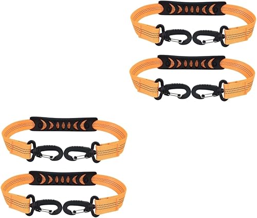 INOOMP 4 piezas de correa de gancho para patinaje portátil, correa de transporte, correa de transporte, botas de patinaje, correa de transporte,