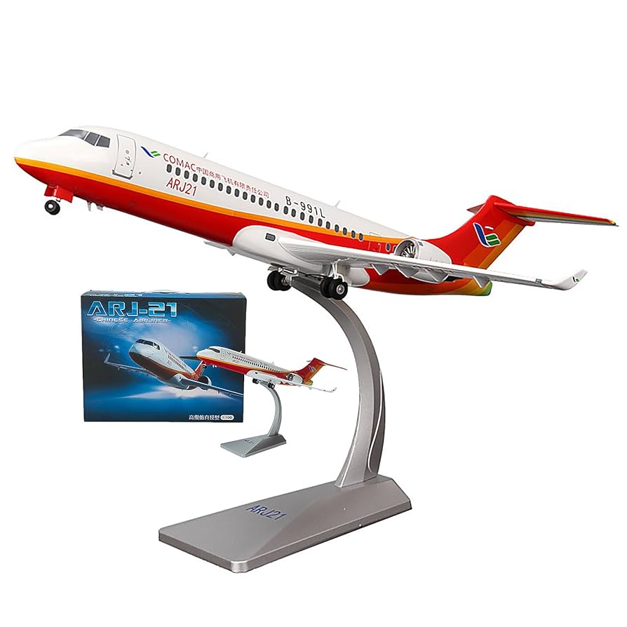 Amazon.co.jp: ODddot 1:100 12.6 インチ COMAC ARJ21 大型