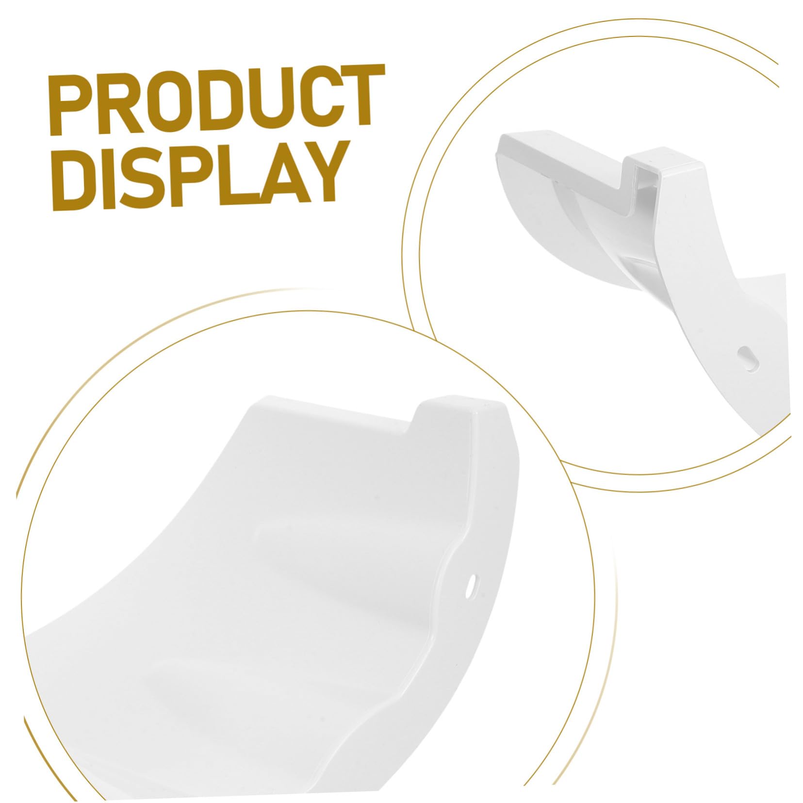 Boîtier de Protection pour Caméra Extérieure 4 Pièces PVC Demi-dôme Blanc
