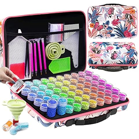 ARTDOT Diamond Painting Kit Completo con Contenedores de Almacenamiento Cover