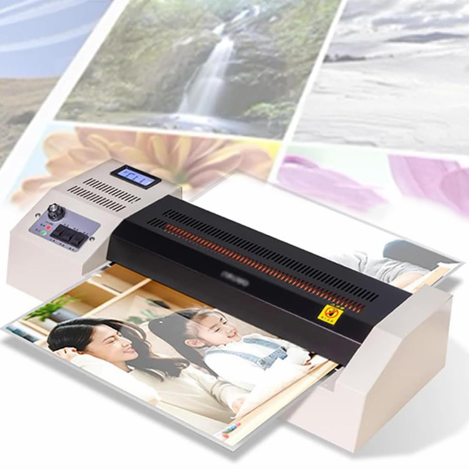 Laminator A3, Maszyna Do Laminowania Na Zimno I Termicznie, Laminator Rolkowy Na Gorąco Na Zimno Do Szkół Domowych Lub, Odpowiedni Do Użytku Ze Zdjęciami, Materiałami Informacyjnymi