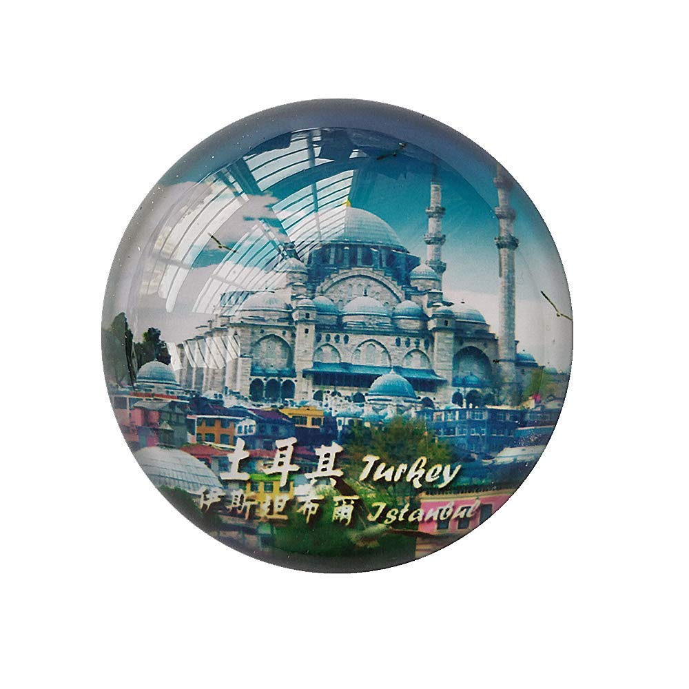 MUYU Magnet Estambul Turquía Imán De Nevera Regalo De Recuerdo De Viaje Hogar Y Cocina Decoración Etiqueta Magnética Cristal Refrigerador Colección De Imanes