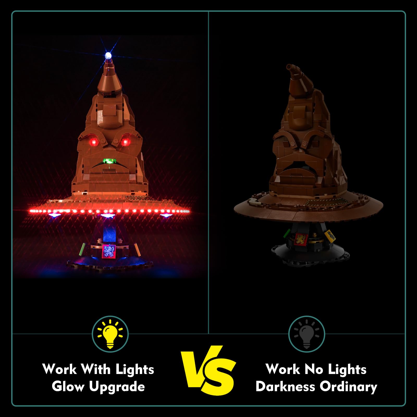 Light Kit for Lego Talking Sorting Hat Lighting Set for Lego 76429 Hogwarts Talking Sorting Hat - Not Include Models, Just Light Kit - Image 3