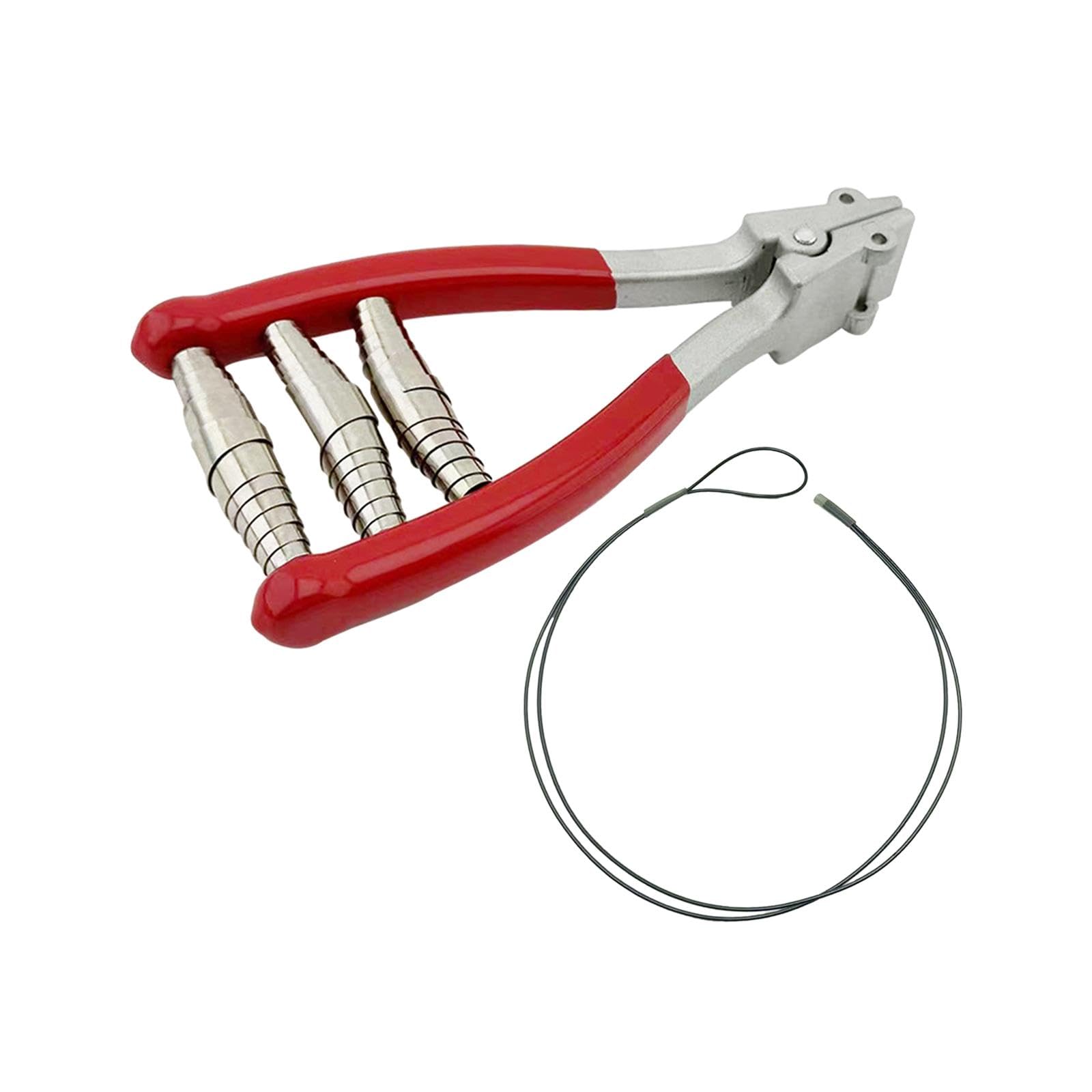 Morsetto di avviamento sportivo in lega per racchetta da tennis, rosso, 14 x 7,5 cm