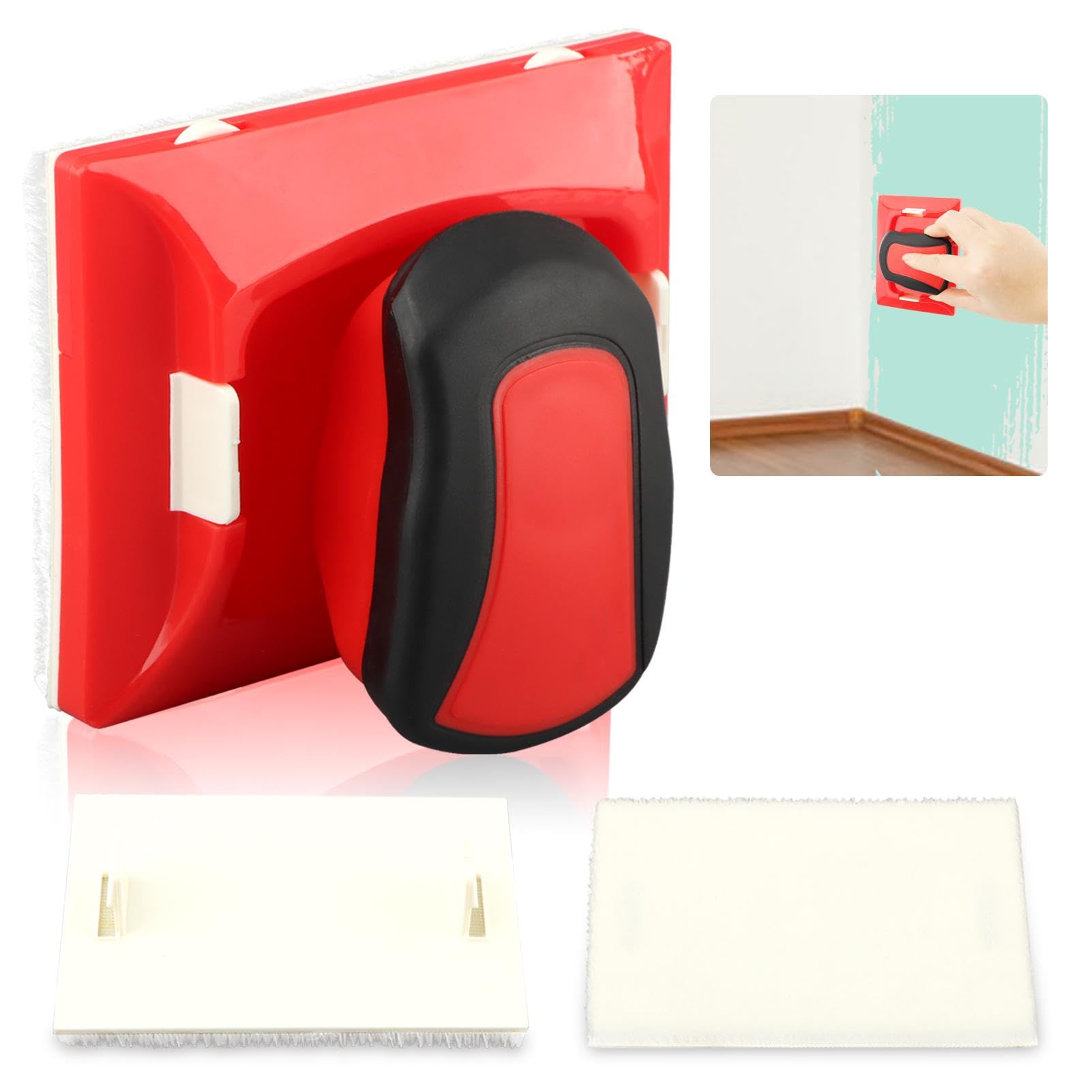 Herramienta de pintura de bordes para evitar manchas en el techo y lograr esquinas limpias