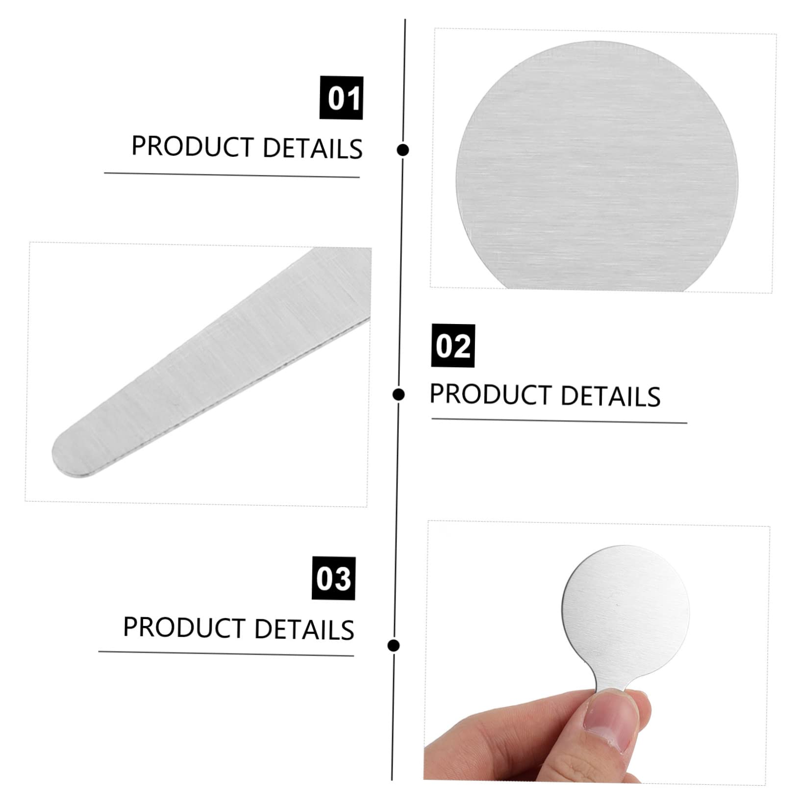 150pièces Étiquettes Rondes Métal Pour Plantes Marqueurs De Jardin Acier Inoxydable Étiquettes Pratiques Et Décoratives Pour Classer Vos Plantes