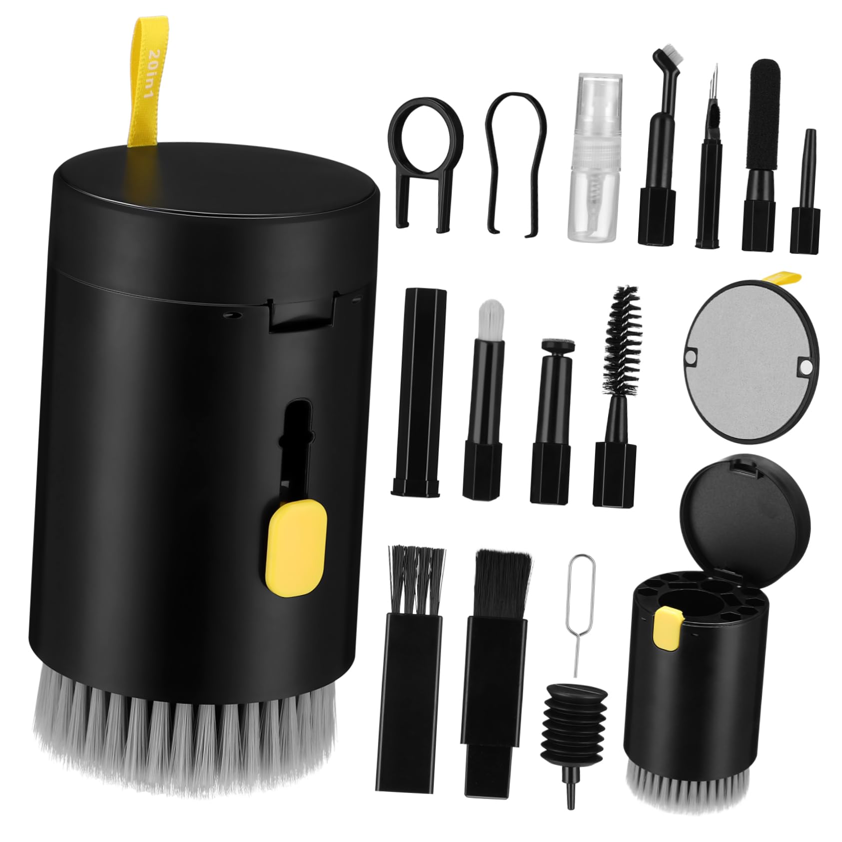 OSALADI 1 Set Cleaning Kit Head Phones Computer Keyboard Cleaner Ear Buds Lapdesk Blootube Headphones Laptop Stand Lens Cleaner Headsets Phone Cleaner Earbud Cleaner Abs