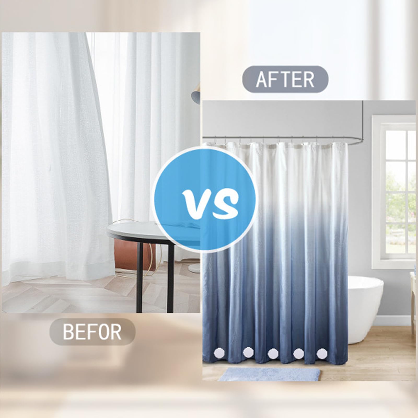 Pesos magnéticos resistentes para cortinas de ducha, imanes reutilizables e impermeables para banderas al aire libre, manteles y cortinas, ideal para condiciones de viento