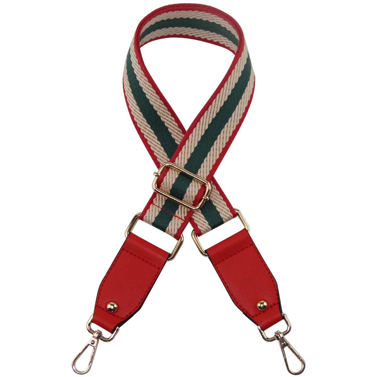 Duwi Wide Handbag&Purse Strap Jacquard Woven Guitar Style Replacement Strap Multicolor Canvas Adjustable Crossbody Bag Strap