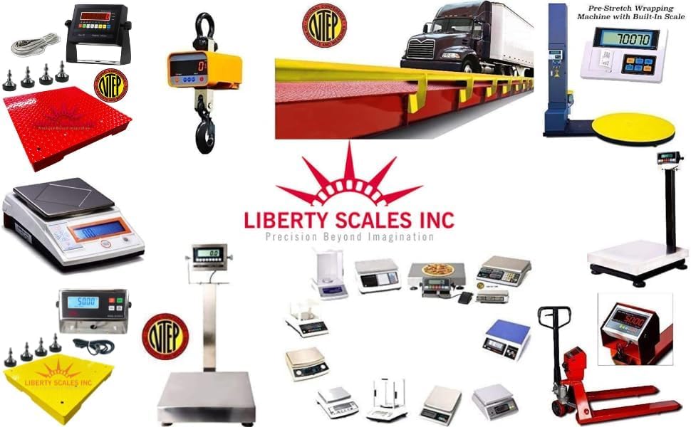 Báscula portátil Liberty LS-920-2k para ganado, 2000 lb miniatura 6