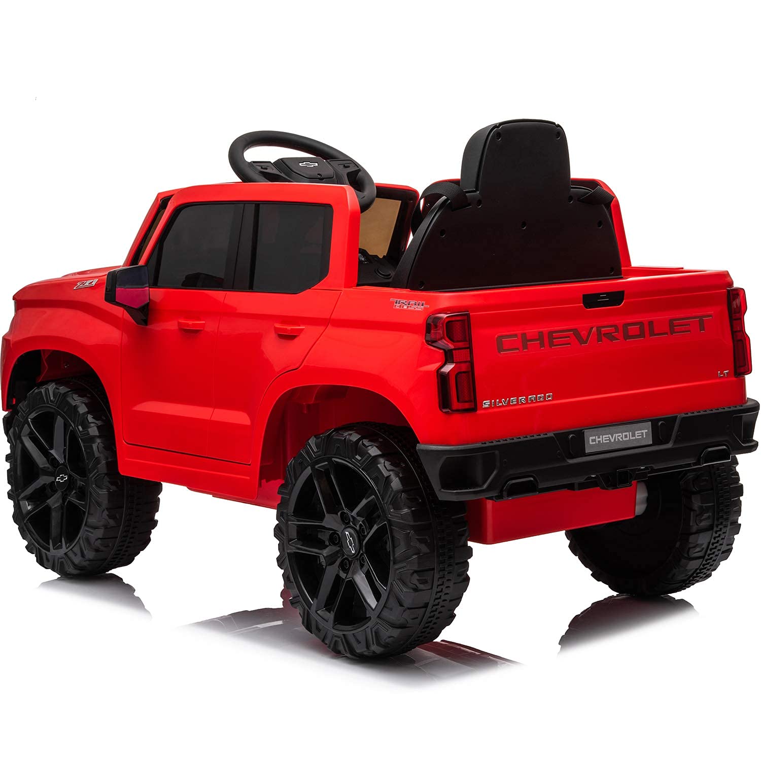 Buy Little Brown Box 12V Licenced Chevy Silverado Ride On Truck for