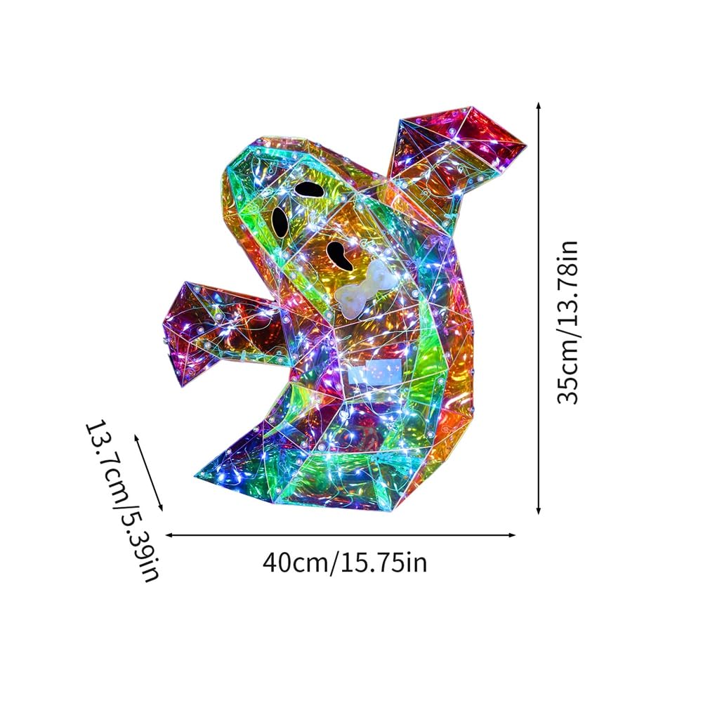 Amazon.com: TKOWTB Prism Rainbow Ghost Halloween Ghost Decoration