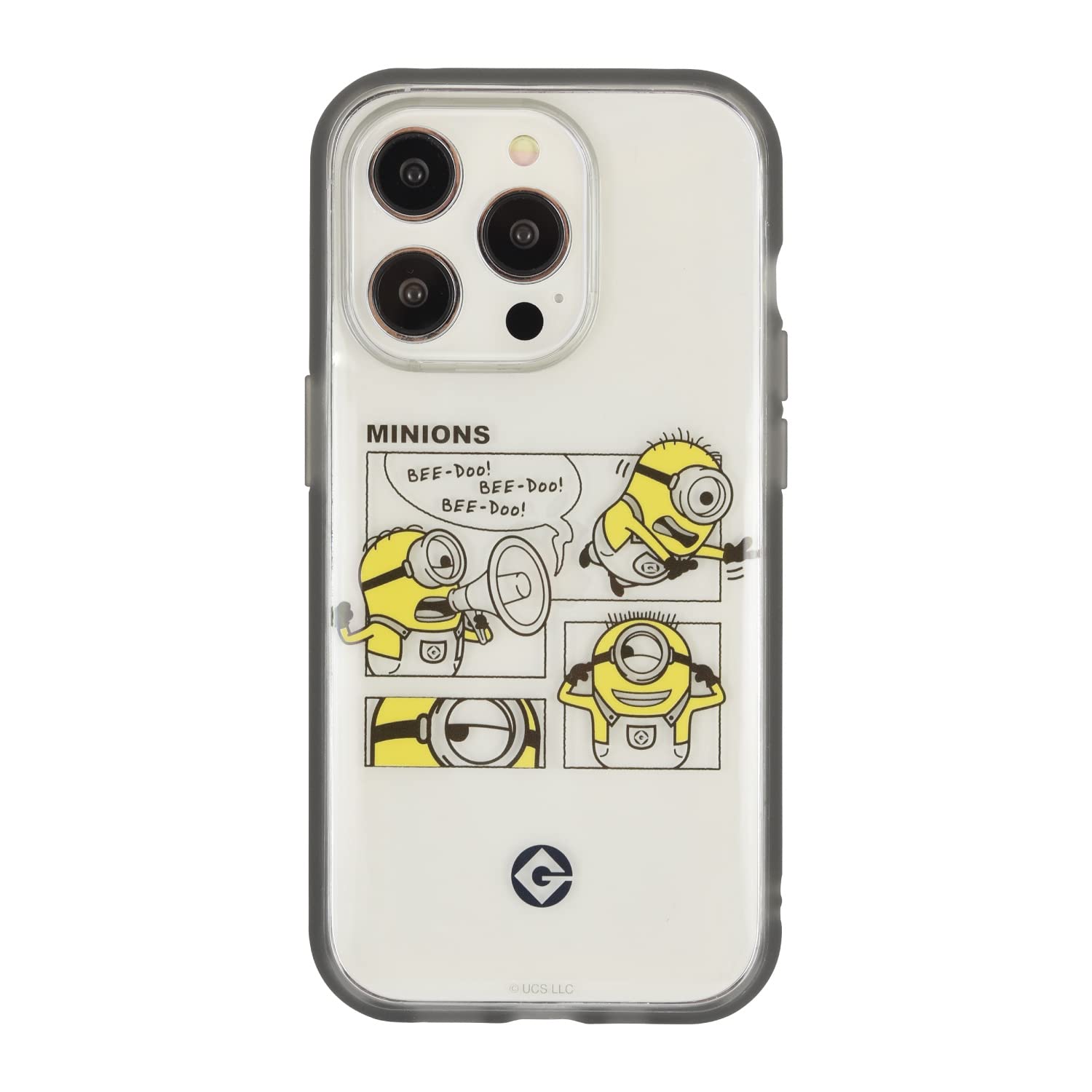 Gourmandise Despicable Me Minions Series IIIIfit Clear iPhone 14 Pro / 13 Pro (6.1 inch) Case Comic MINI-378B