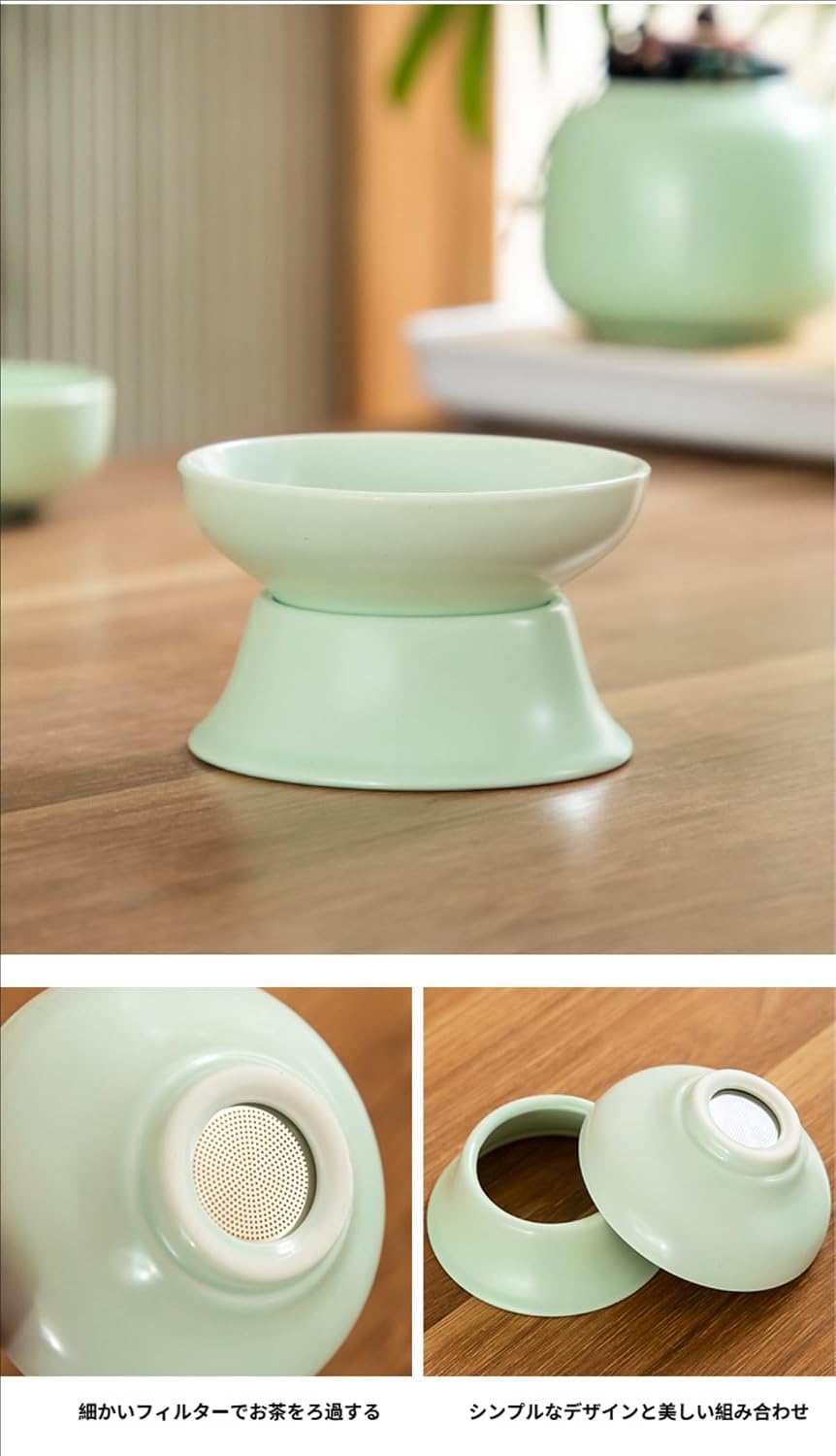ChoyClit 陶磁器茶器セットティーポットティーカップ陶磁器茶器セット茶器セット茶器ソーサー旅行用茶器セットティーカップセット茶 【クリエイティブハンドピンチコーヒーカップ】