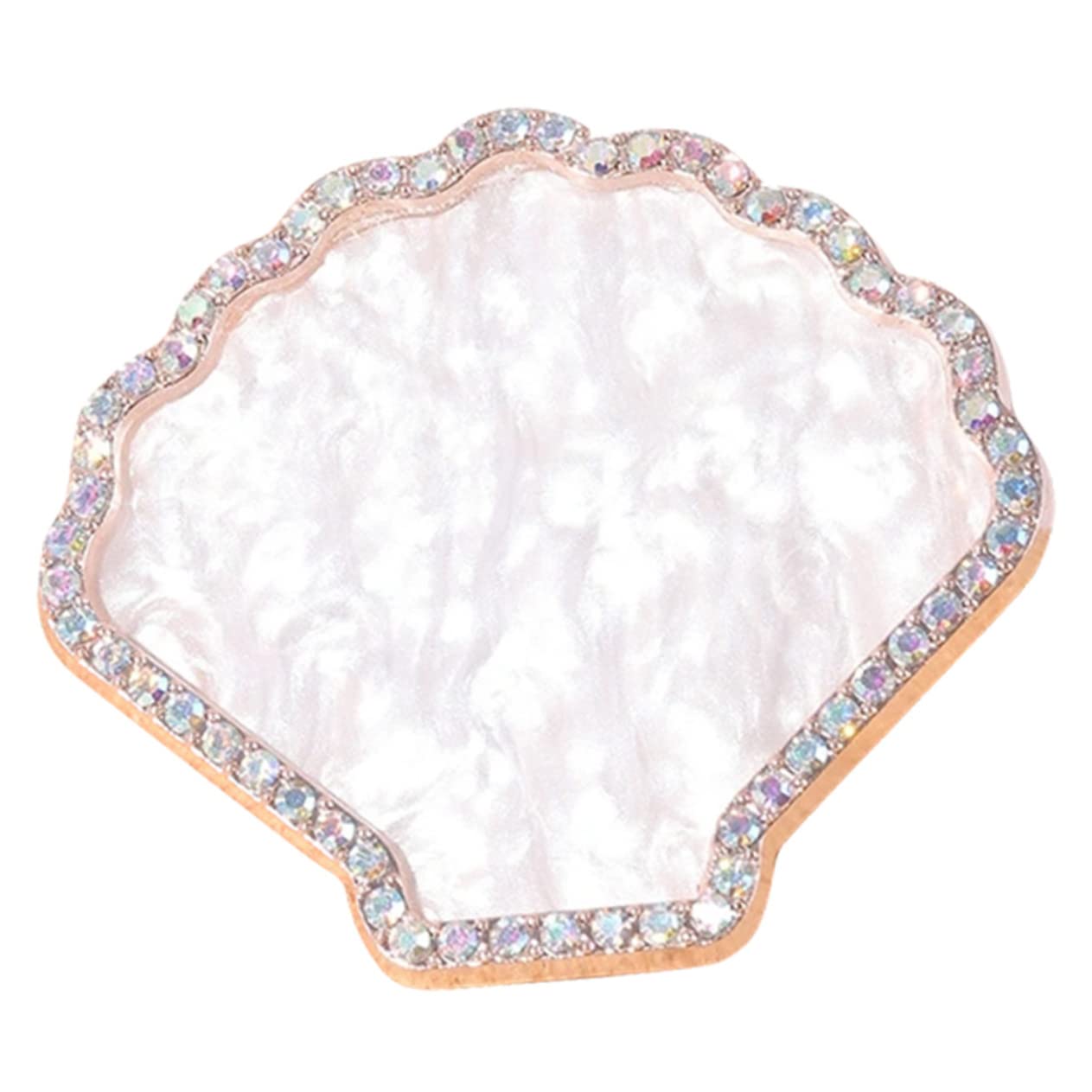 IWOWHERO Shell Display Board Polish Tray Nail Art Pallet for Nail Mixing Nail Polish Decorative Nail Art St