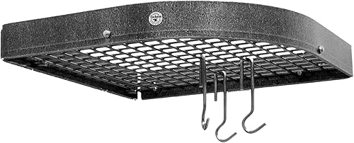 Enclume Premier - Estante esquinero pequeño de 12.0in, acero martillado