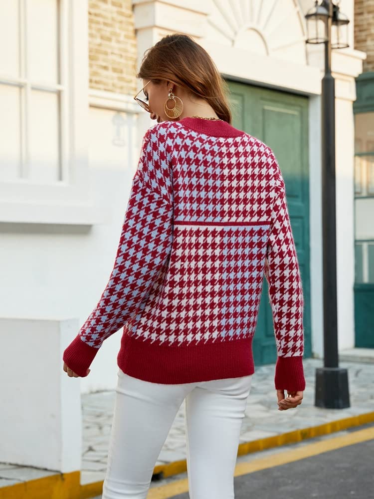 Sweter damskie bluzy sweter damski sweter damski ponadwymiarowy sweter jesień zima nowy sweter dzianinowy okrągły dekolt sweter moda