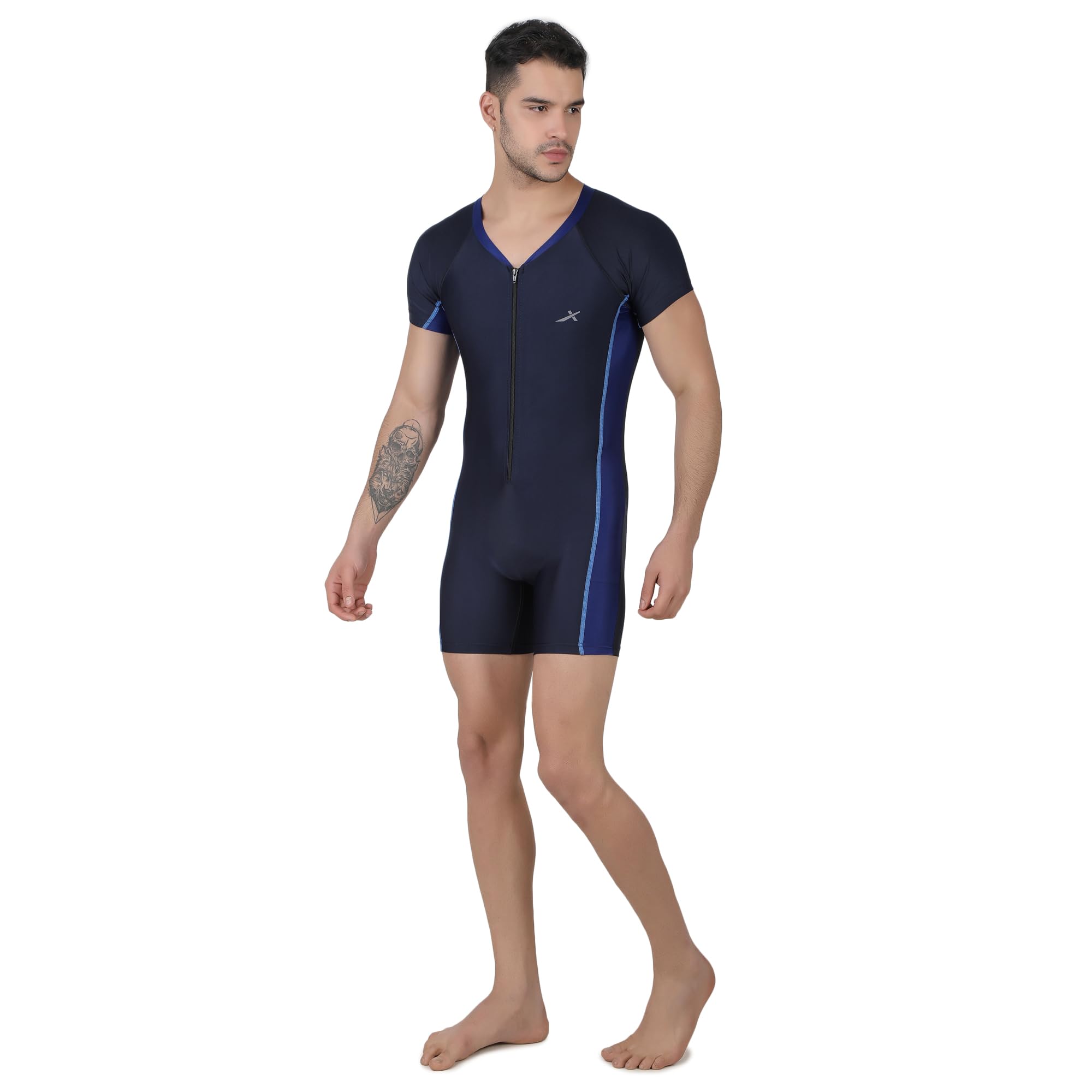 Vector X OMSS-354 Men's Swimming Costume for Multipurpose Wear for Swimming I Diving I Cycling I Aerobics