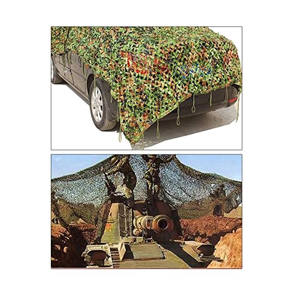 WWWRL Jagd Tarnung Netz 2m X 3m 10 * 10 10 * 20 Army Tarnnetz Bundeswehr Sichtschutz Zaun, Versteckt Camo Netting Für… – Bild 5