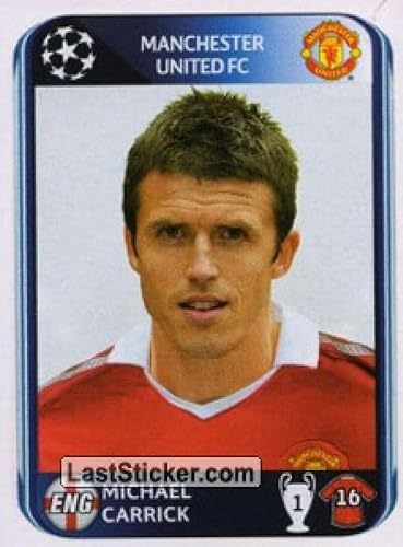 2010-11 Panini UEFA Champions League Sticker #148 Michael Carrick Manchester United FC Official Soccer Sticker in Raw (NM or Better) Condition