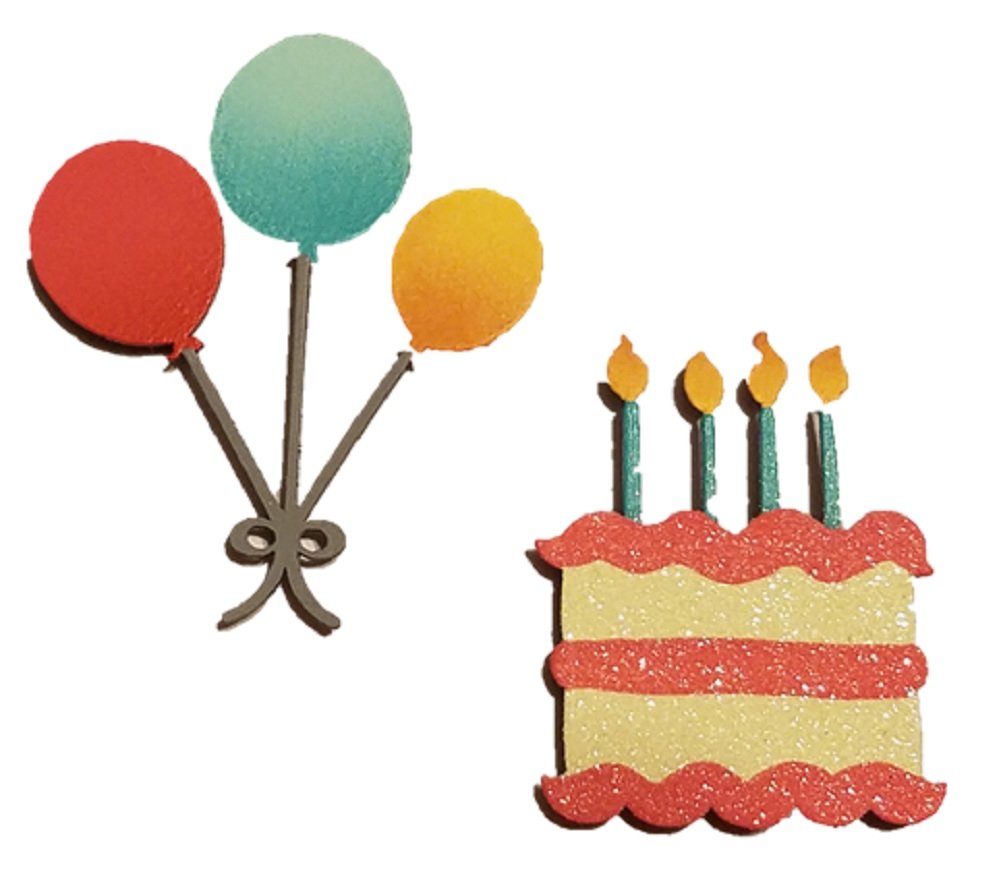 Happy Birthday Set of 2 Assorted Magnets 13335M Made in USA