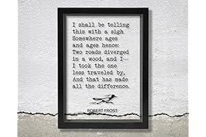 Robert Frost i floor 2 - Inspirational Quotes Decor