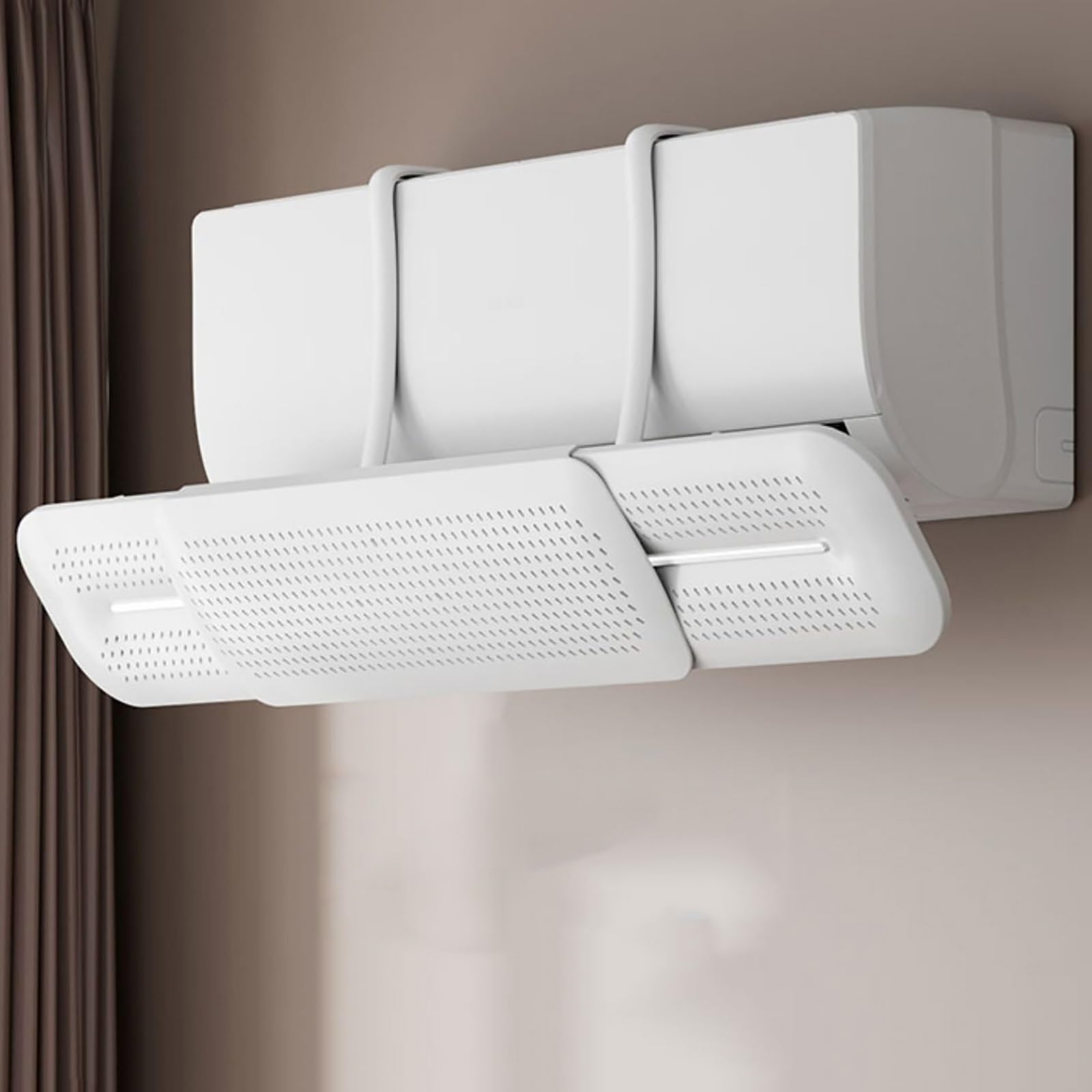 BHGFYXBS Universal Air Conditer R Ts Vent Shield For Split & Wall Mounted Ac Units Anti Direct Blowing Adjustable 26 38 Inches Improve T & Efficiency