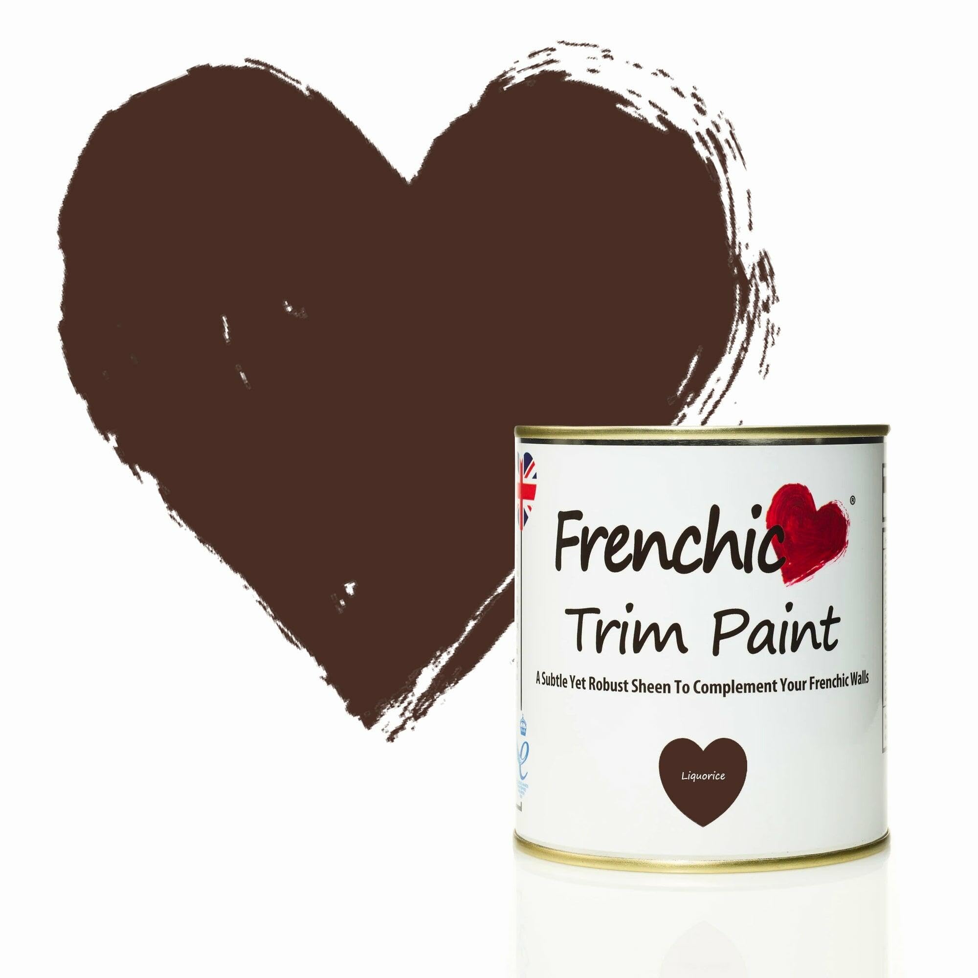 Liquorice Frenchic Awesome TRIM Paint includes customised Frenchic Can Opener with Key Ring
