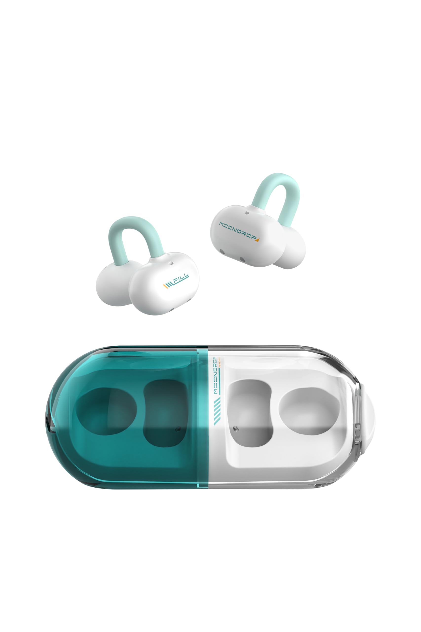 Amazon.co.jp: 水月雨 Moondrop Pill オープンイヤー型ワイヤレス