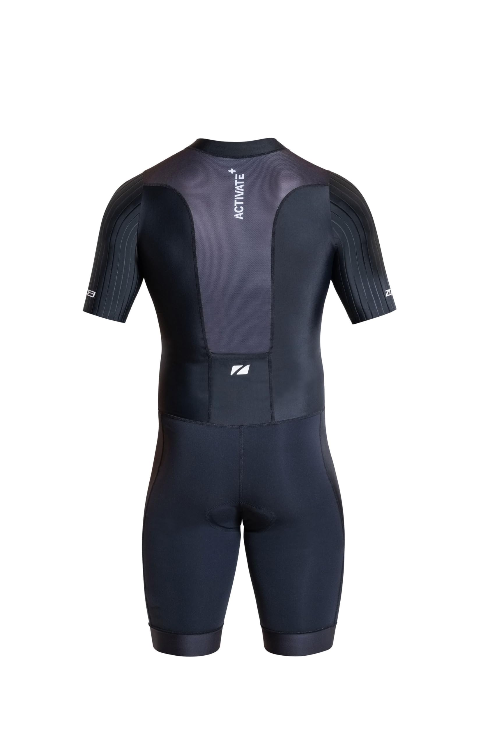 ZONE3 Activate+ - Tuta da Uomo a Maniche Corte, Monopezzo per Triathlon e Gara