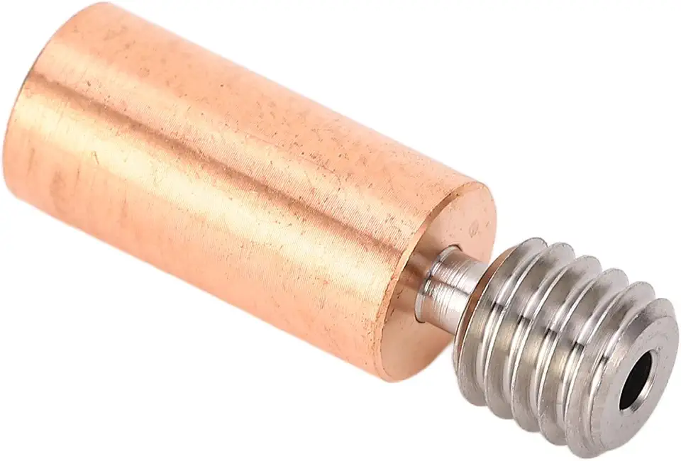aqxreight Impressora 3D Bimetal Heatbreak Cobre Ti Liga Suavemente Bi Metal Heat Break para 75mm Filamento Ti Liga Reduz de Bimetal HeatbreakBi Metal Heat Break3D Impressora Heatbreak3D