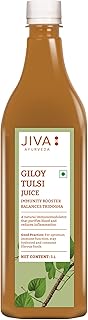 Jiva Giloy Tulsi Juice | Natural Juice for Building Immunity - 1000 ml (Pack of 1)