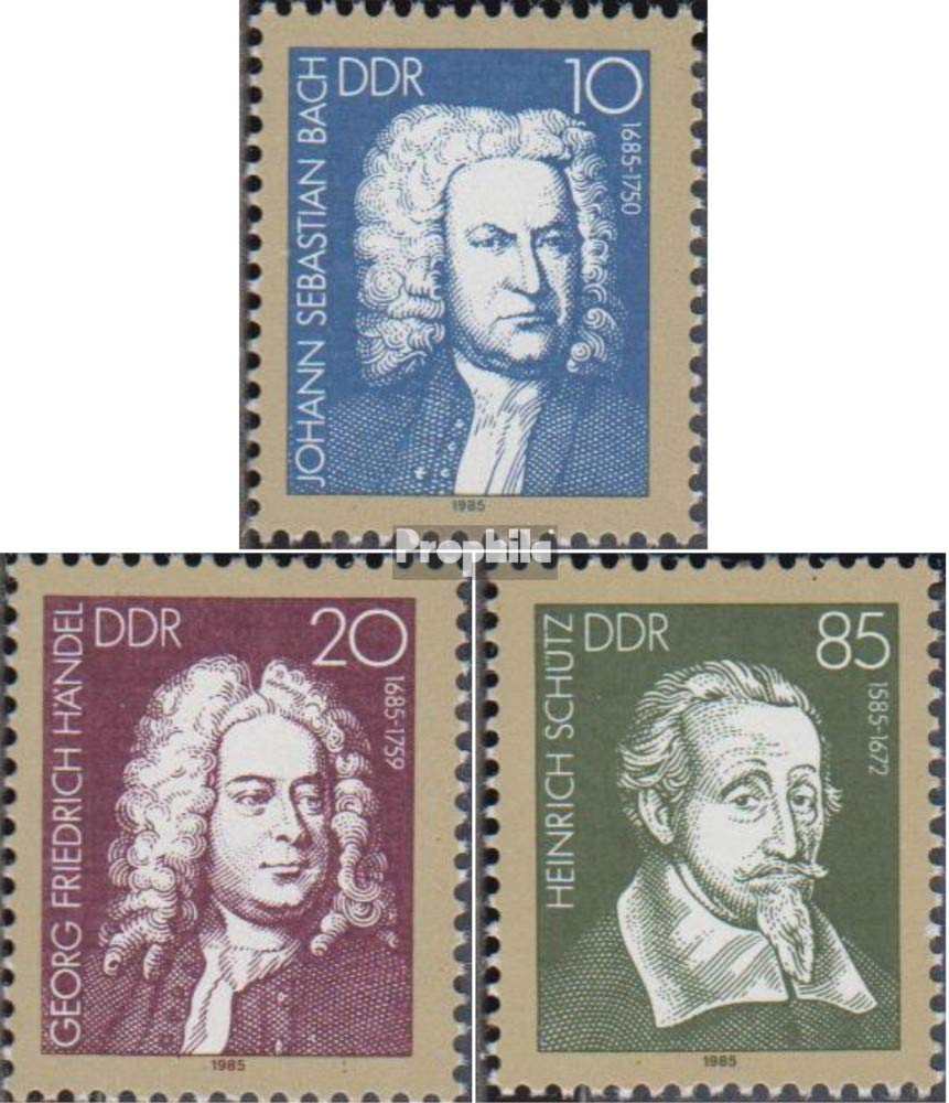 Prophila Collection DDR Block81 – Komplettausgabe Postfrisch MNH, 1985 Komponisten, Briefmarken-Sammlerstück