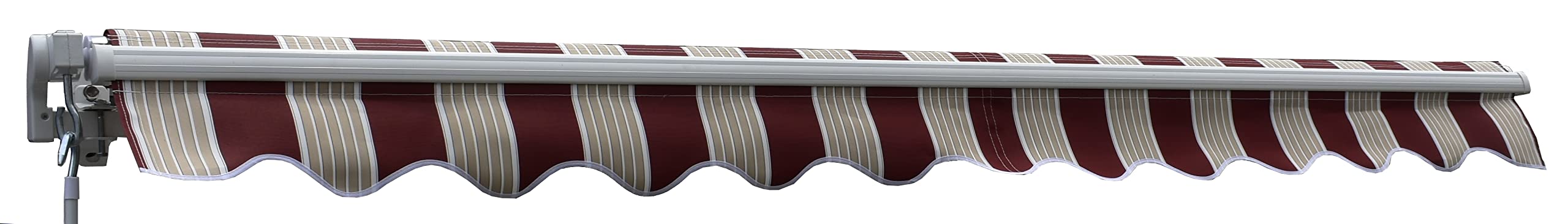 Linea Garden Friend T1372011/E, Tenda Barra Quadra profondità 200 cm, Lunghezza 250 cm, Rosso