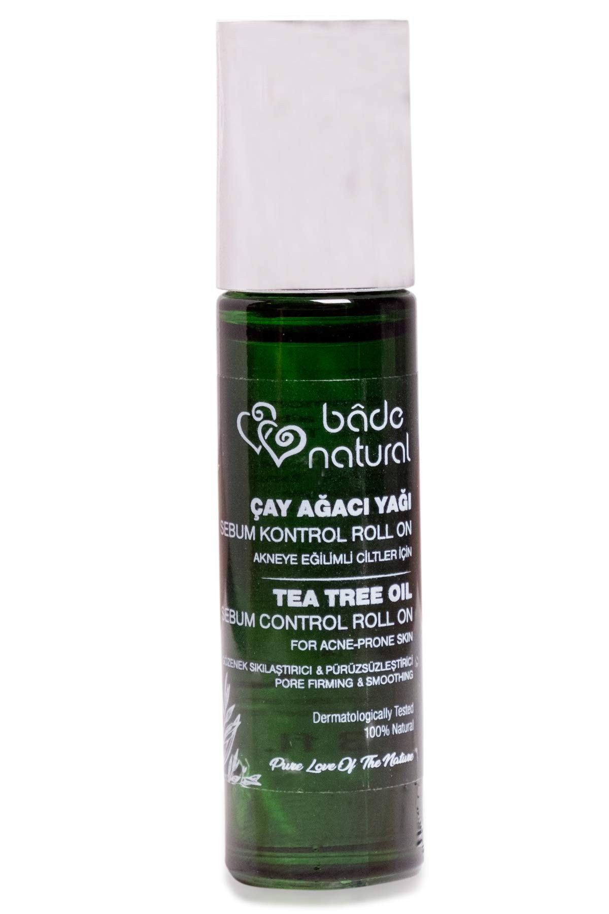 Bade Natural Tea tree oil sebum control roll on for acne-prone skin زيت شجره الشاي من بادي ناتشورال علاج لحب الشباب توضع نقطه على الحبوب ويتوقع ان تختفي الحبوب خلال يوم او يومين