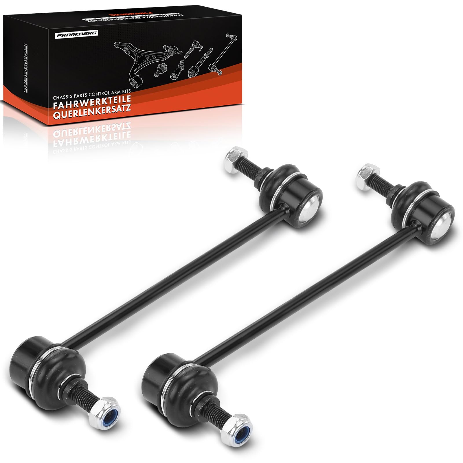 Frankberg 2x Koppelstange Vorne Links Rechts Kompatibel mit i10 PA 1.0L-1.2L 2007-2013 i10 BA IA 1.2L 1.0L 2013-2017 Picanto SA 1.1L 1.0L 2004-2011 Replace# 5484007000