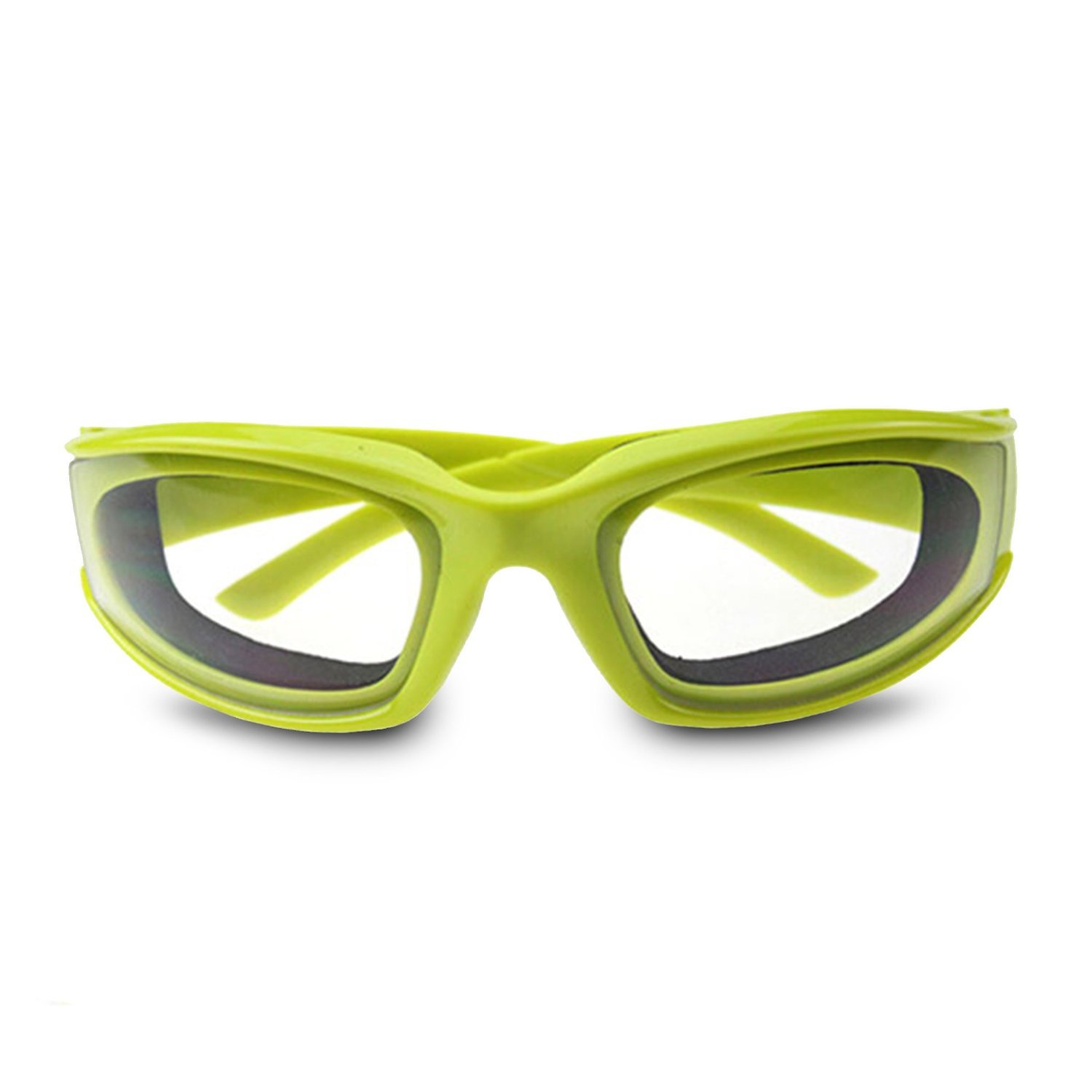 FANYI Onion Goggles Tear Resistant Airtight Technology Slicing Kitchen Cutting Chopping Mincing Eye Protect kitchen Durable Windproof Dustproof Eyes Protector Foam Seal Inside (Green)