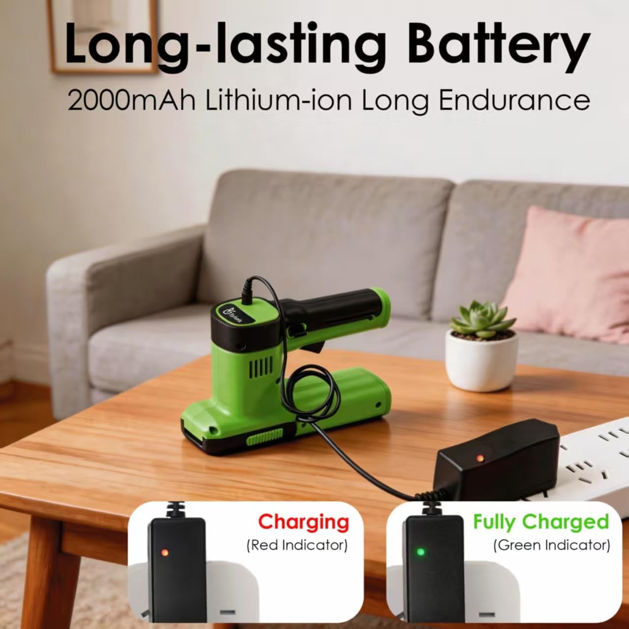 12V Cordless Hedge Trimmer & Grass Shear, 2-in-1 Electric Handheld Shrubbery Trimmer with Battery and Charger Included, Lightweight Garden Bush Cutter for Lawn & Yard Maintenance