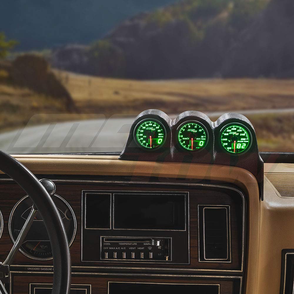 Buy MaxTow Diesel Gauge Package Compatible with Dodge Ram Cummins First Gen 19861993 Black