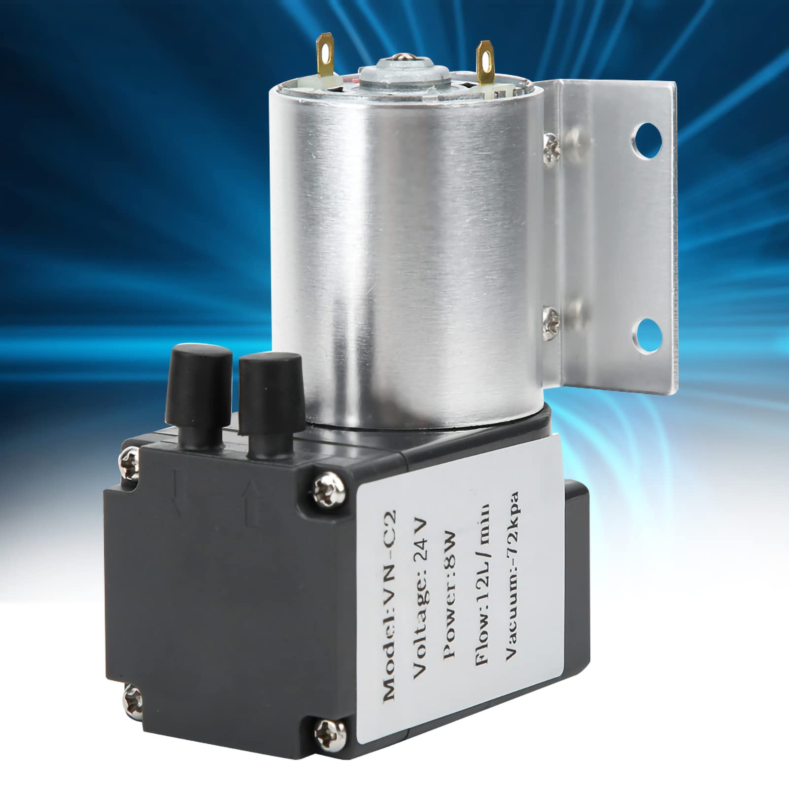 Pompa per Vuoto per Condizionatori 3CFM 1/4HP, Pompa a Vuoto per Refrigerazione da 85 Lt/min con Manometro AC/DC, Pompa a Vuoto | IT Pompa per Vuoto per Condizionatori 3CFM 1/4HP, Pompa a Vuoto per Refrigerazione da 85 Lt/min con Manometro AC/DC, Pompa a Vuoto | IT