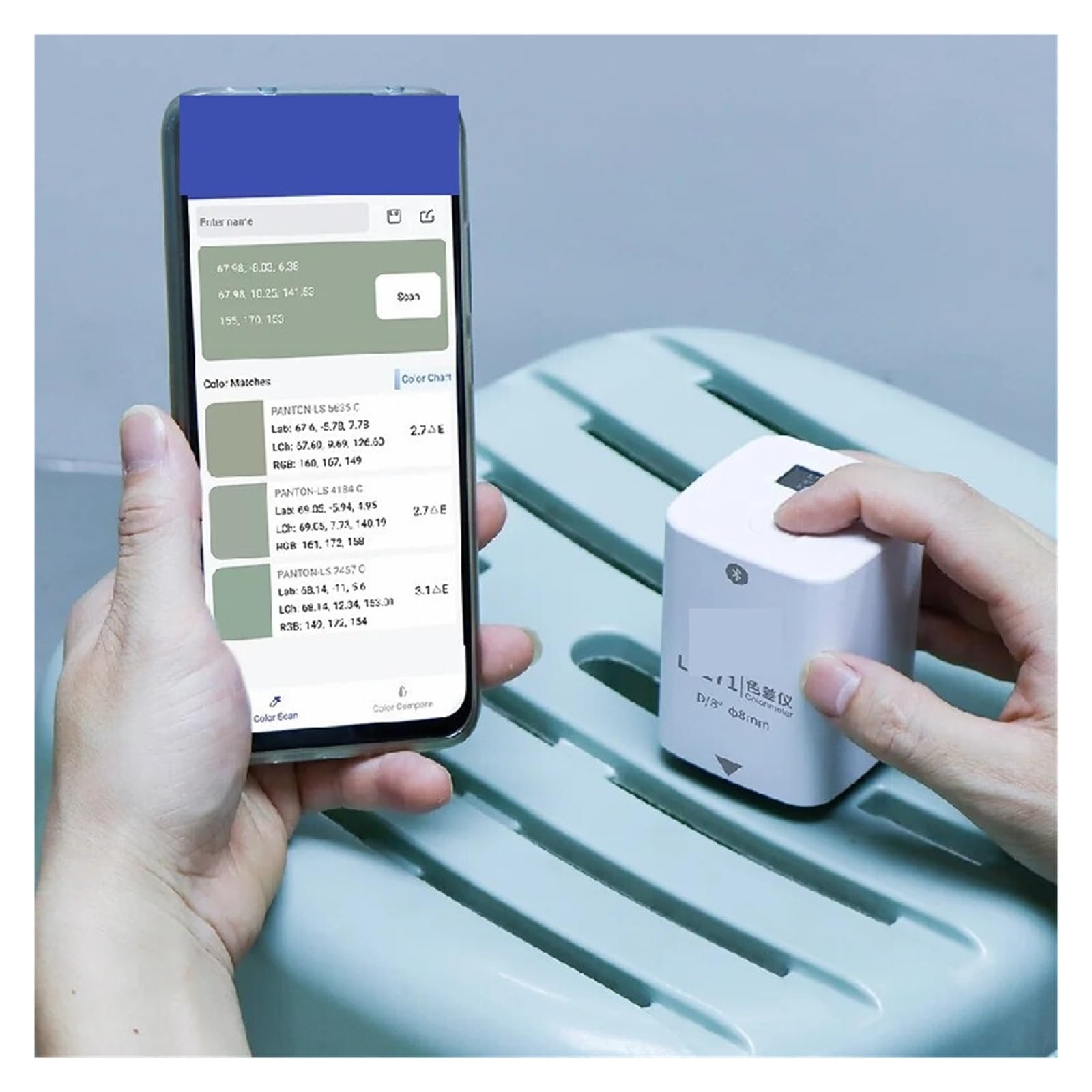 Espectrofotómetro, Instrumento De Medición Electrónico Del Colorímetro PDA LS171 Para La Y Comparación Color