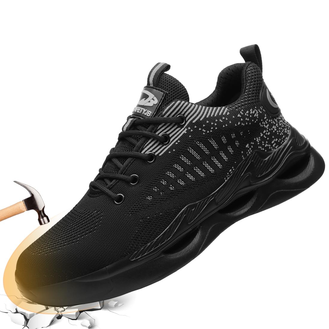 Scarpe Antinfortunistiche Uomo Donna Scarpe da Lavoro con Punta in Acciaio Scarpe da Cantiere 36-46